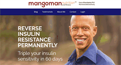 Desktop Screenshot of mangomannutrition.com